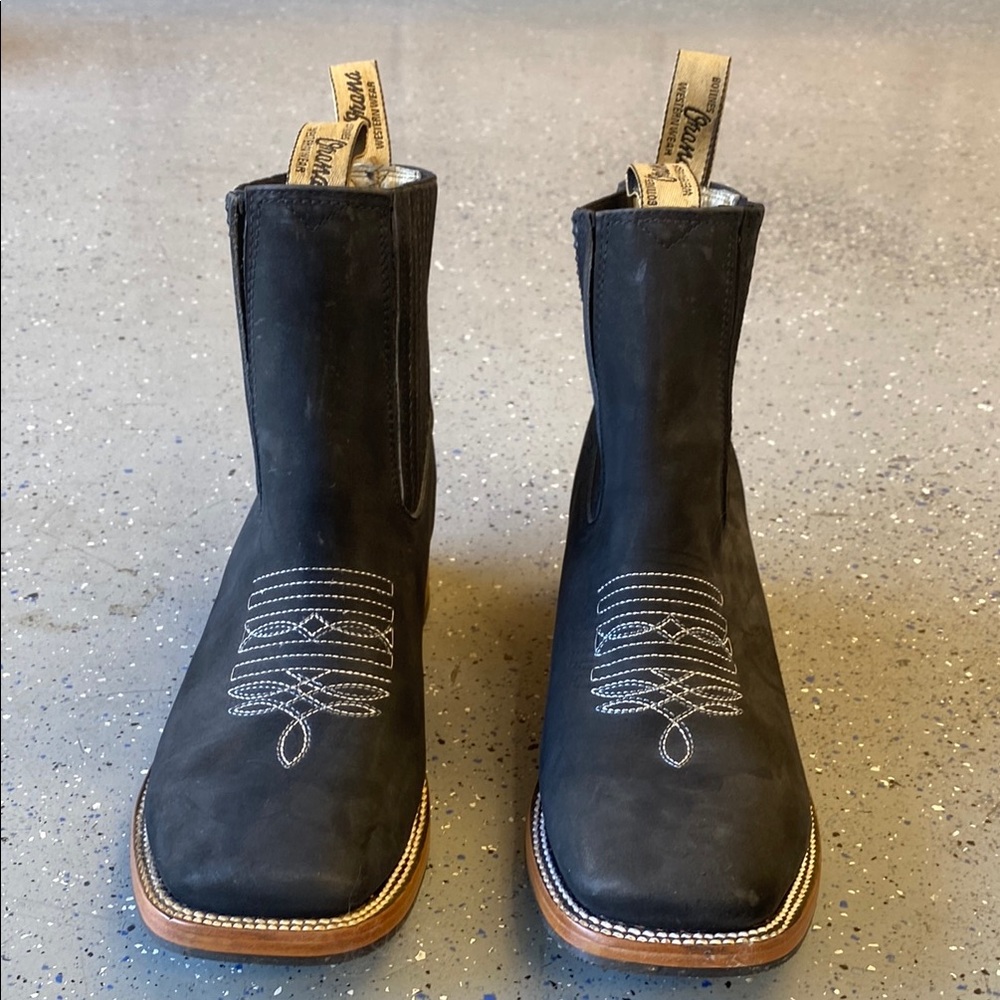 Black Cowboy Boot